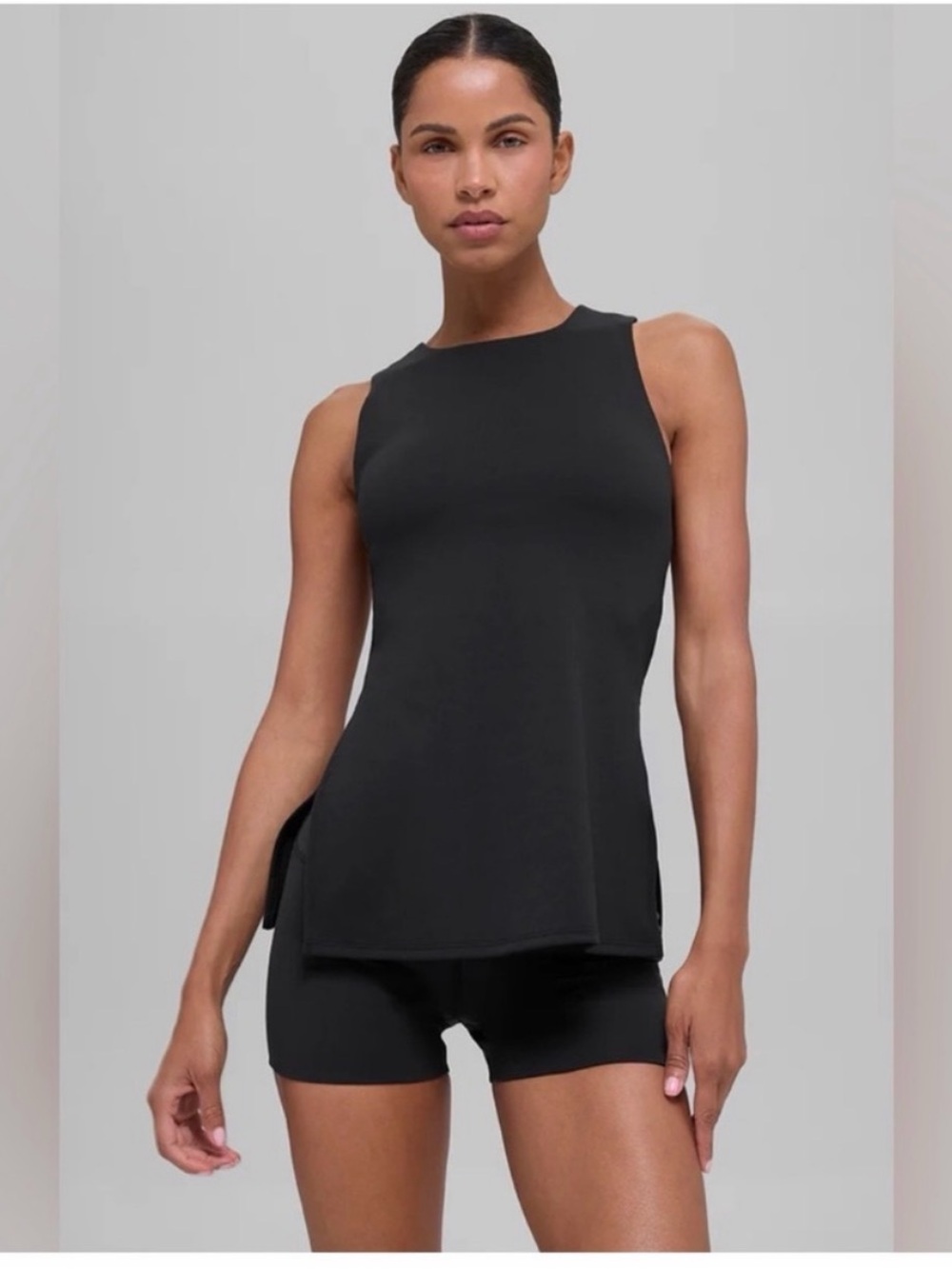 Sleeveless Black Athletic Tank Top - Women's not sold